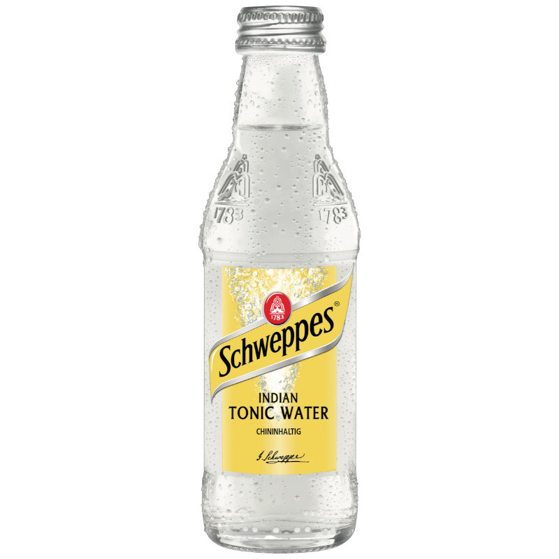Schweppes Indian Tonic 0,2 Liter Glasflasche